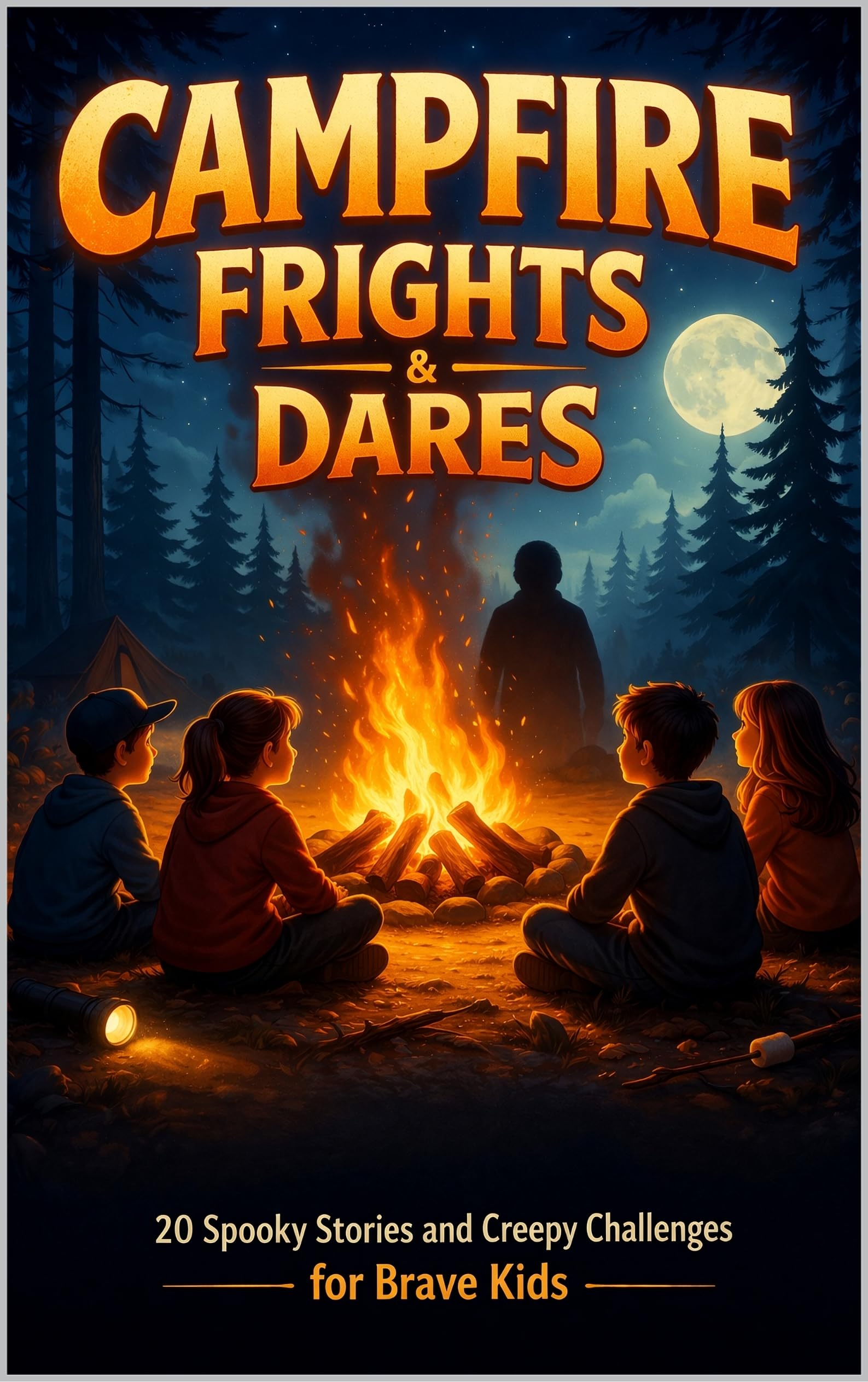 Campfire Frights & Dares: 20 Spooky Stories and Creepy Challenges for Brave Kids